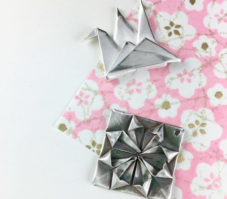 MAKER NIGHT:  Fine Silver Origami Pendant