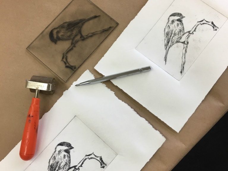 Drypoint Printmaking: April 4 – 11 | Octagon Center For The Arts