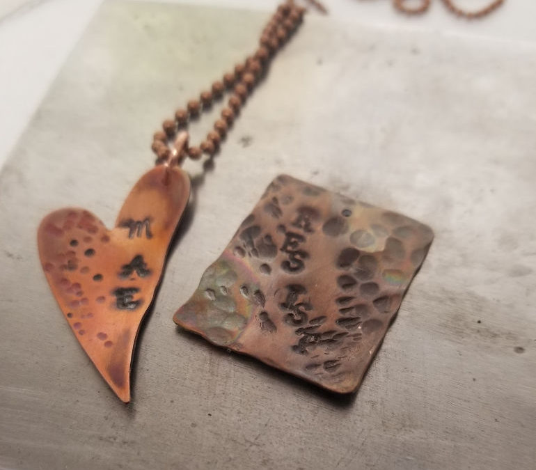 MAKER NIGHT: Stamped Copper Charms, ages 21+